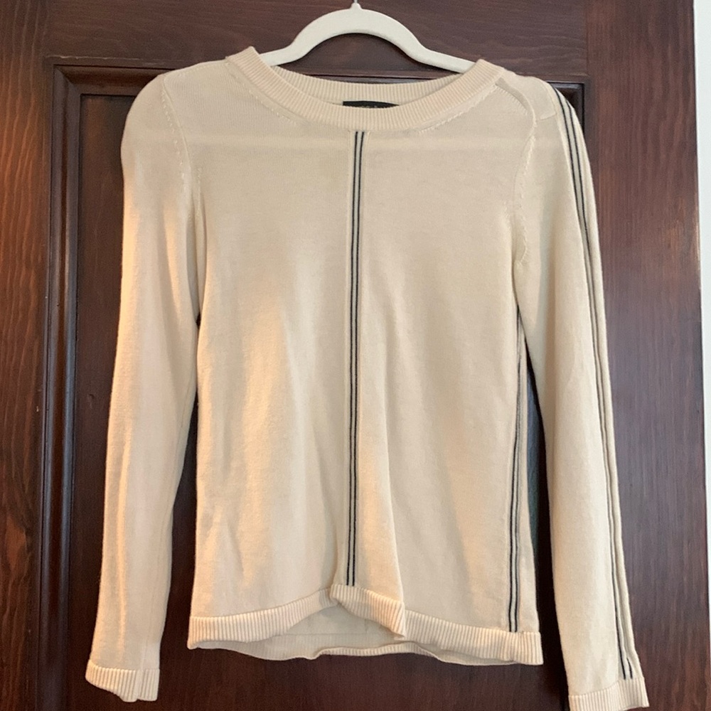 Rag & Bone Cream Striped Sweater